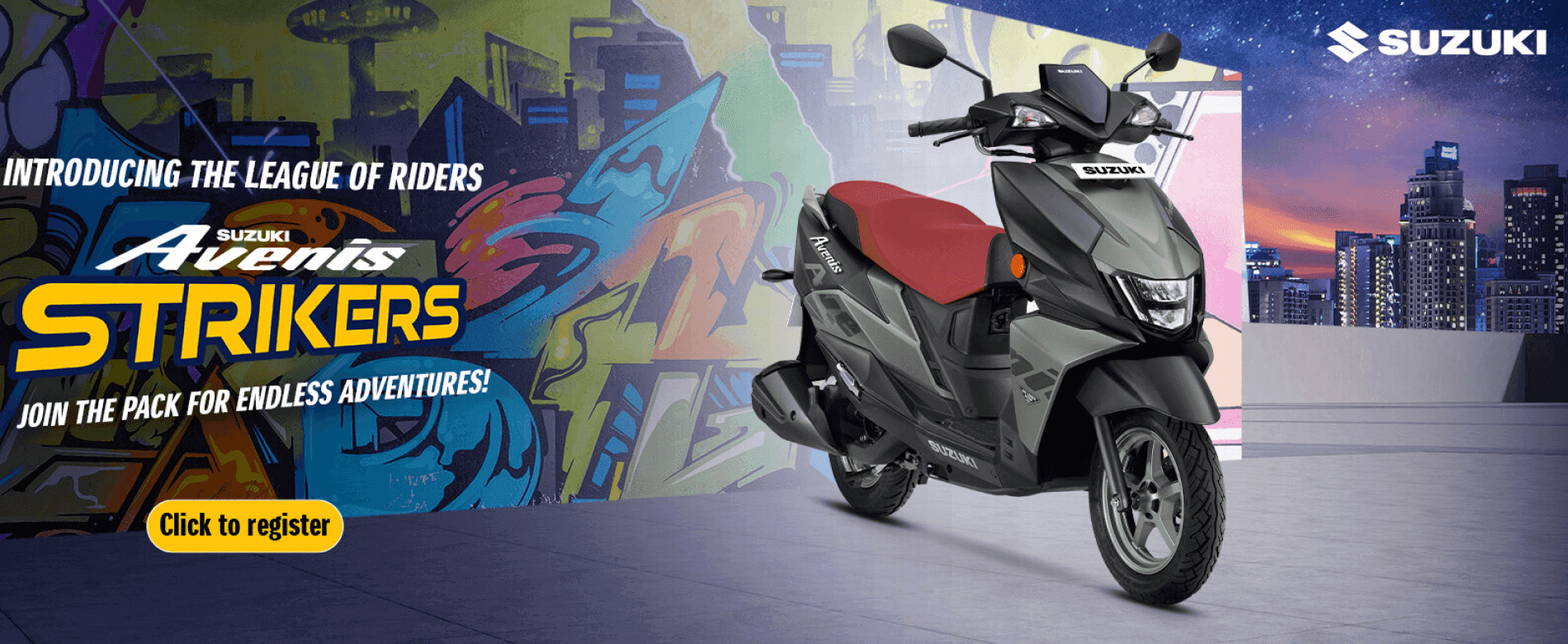 suzuki avenis scooter banner